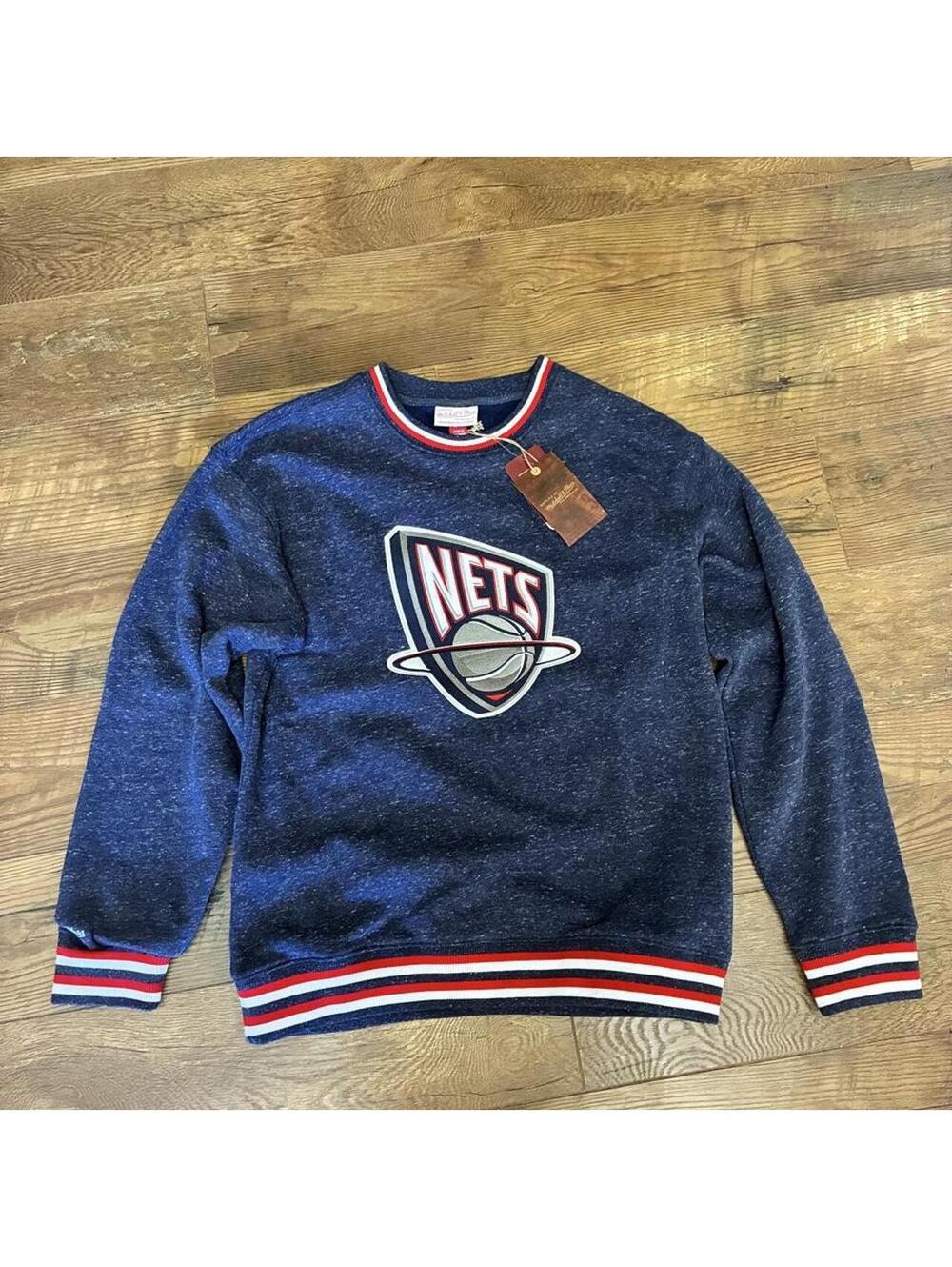 Mitchell & Ness New York Nets Crewneck Sweatshirt M